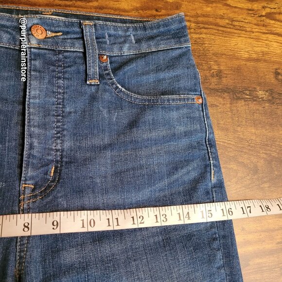Madewell Jeans 27 Curvy High Rise Skinny Moreaux Wash AA621 Tummy Control - Picture 9 of 13